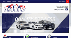 Desktop Screenshot of americanfederalauto.com